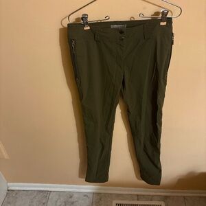 Anatomie Susan olive green zipper skinny ankle pants